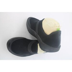 OOFOS OOmg eeZee Sneaker Shoe Low Black Green Sport Recovery Support Casual US 8